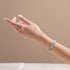Aigue-marine | Argent | Bracelet Mermaid Glass x Links of Love